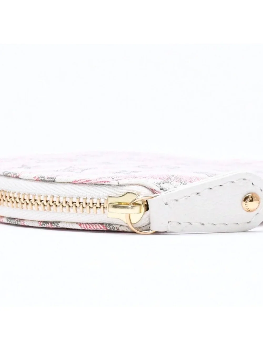 Louis Vuitton Monogram Mini Orchid Croisette Porte Monnaie Rond Coin Purse Case